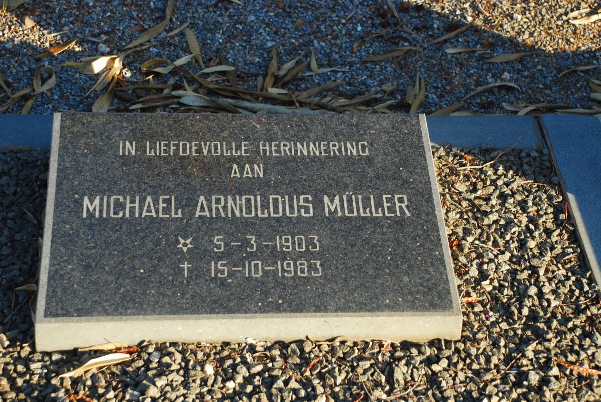 MÜLLER Michael Arnoldus 1903-1983