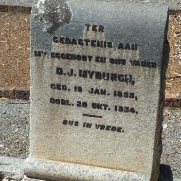 MYBURGH D.J. 1855-1934 &amp; S.M.M. ODENDAL 1865-1936