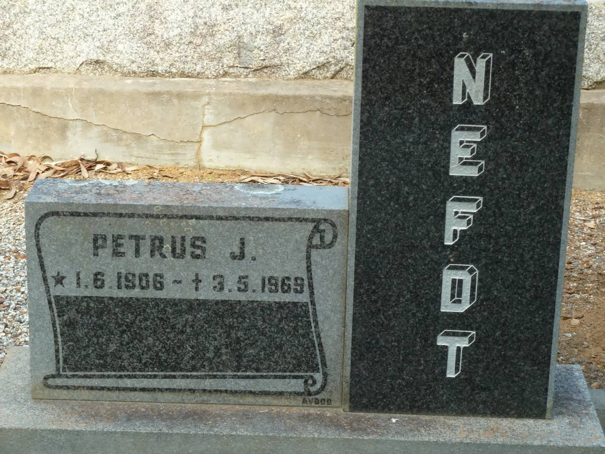 NEFDT Petrus J. 1906-1969