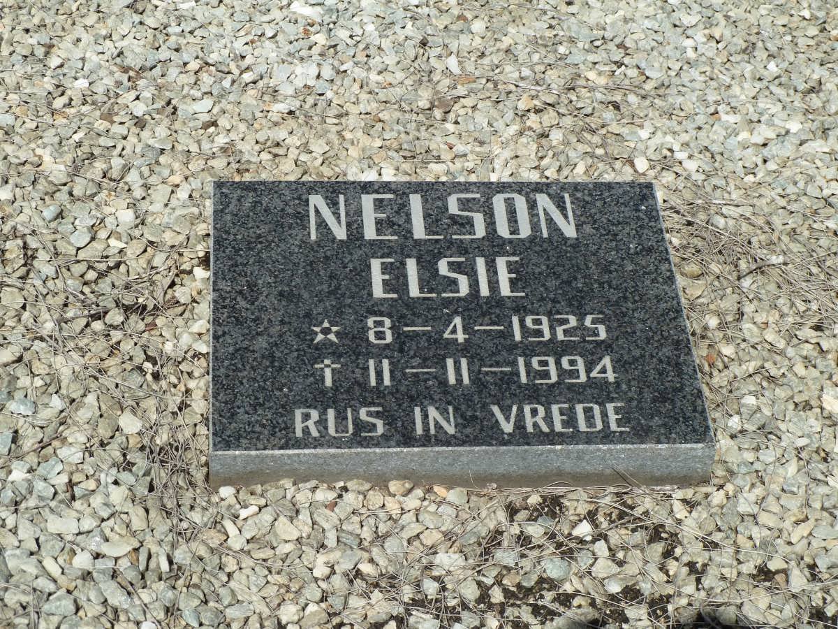 NELSON Elsie 1925-1994