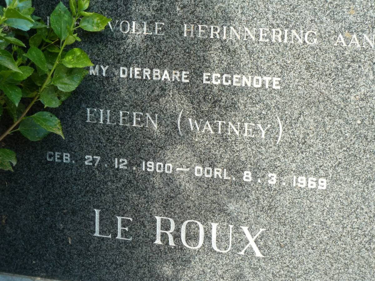 ROUX Eileen, le nee WATNEY 1900-1969