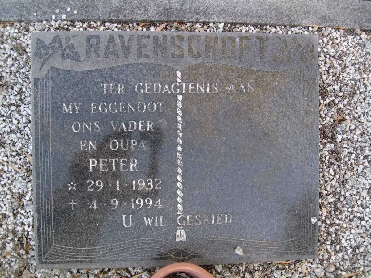 RAVENSCROFT Peter 1932-1994