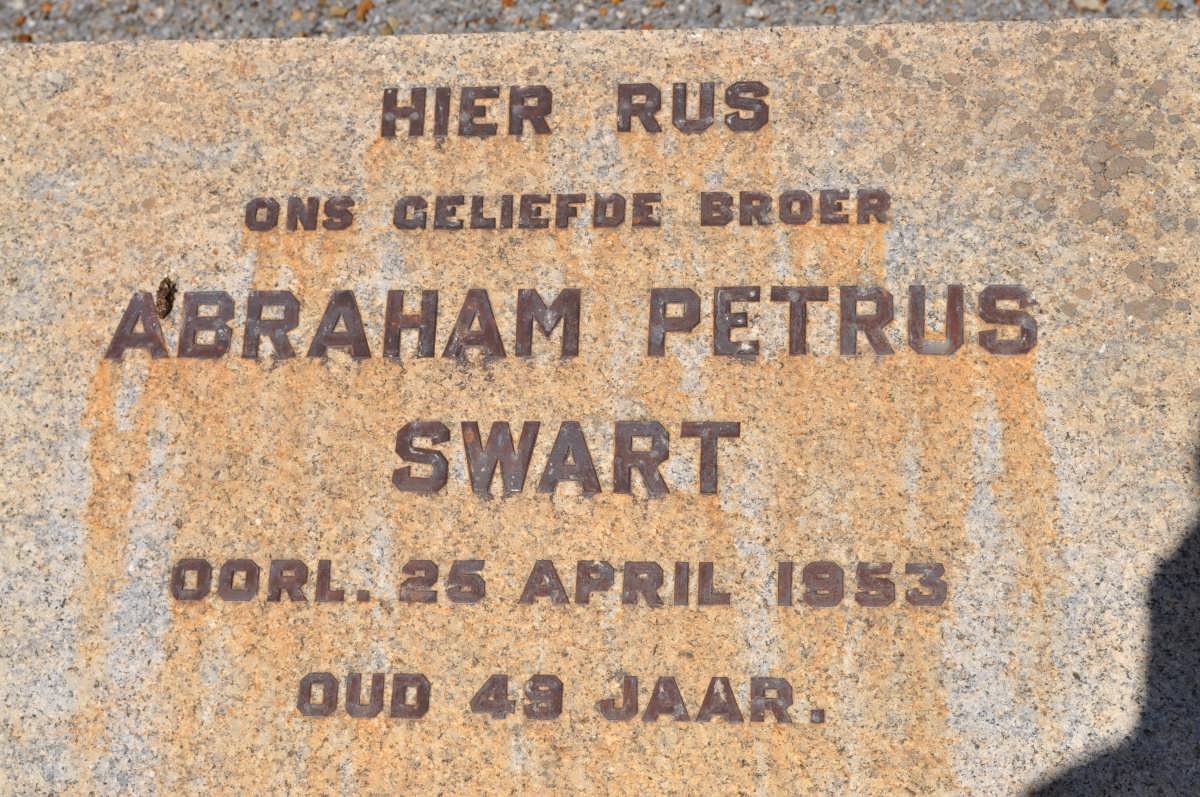 SWART Abraham Petrus -1953