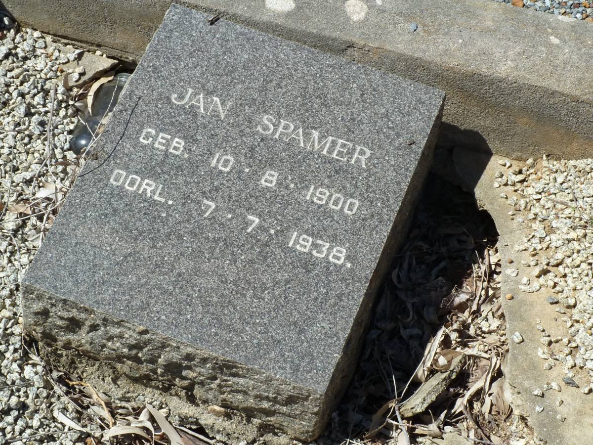 SPAMER Jan 1900-1938