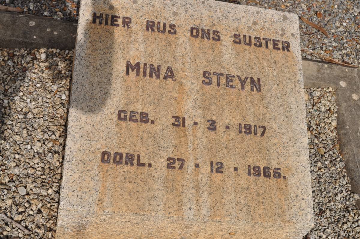 STEYN Mina 1917-1965