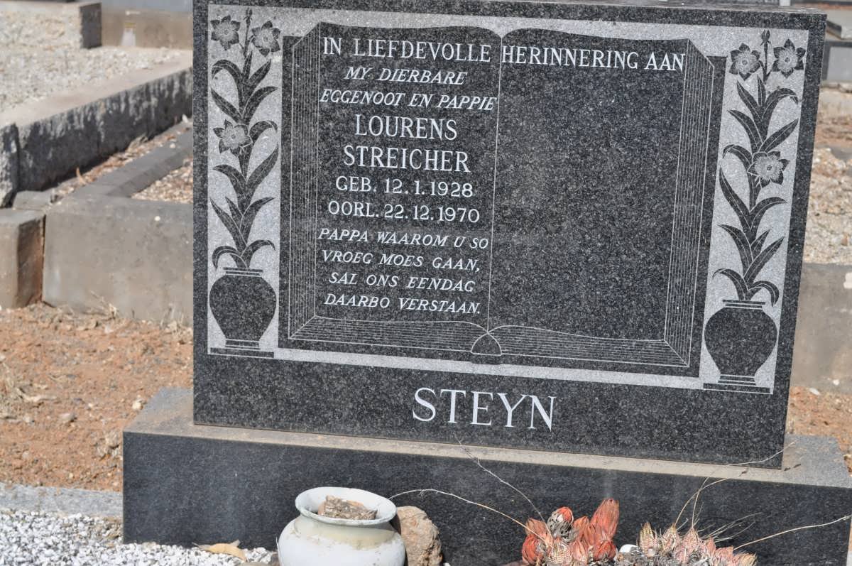 STEYN Lourens Streicher 1928-1970