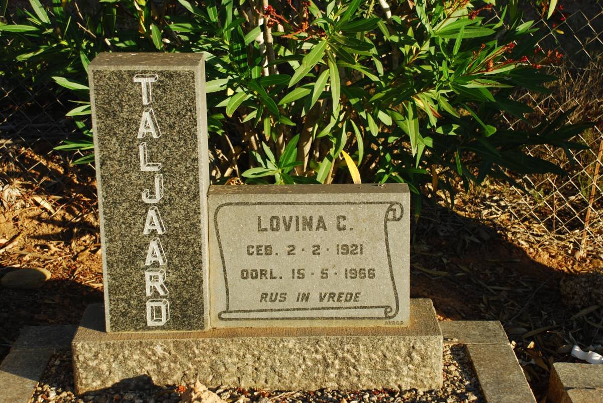 TALJAARD Lovina C. 1921-1966