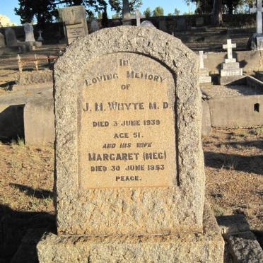 WHYTE J.M. -1939 &amp; Margaret -1953