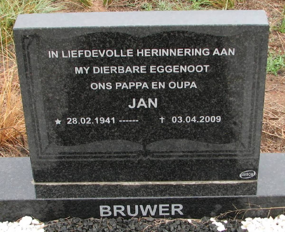 BRUWER Jan 1941-2009