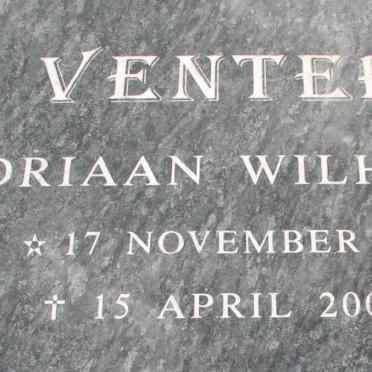 VENTER Adriaan Wilhelm 1936-2006