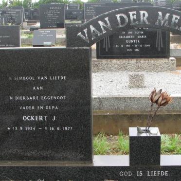 MERWE Ockert J., van der 1934-1977