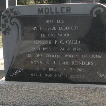 MOLLER Hendrik P.C. 1898-1974 &amp; Anna S.J. REINDERS 1901-1986