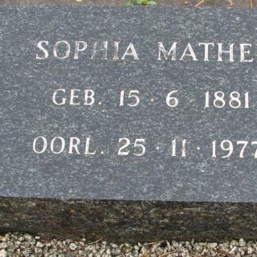 MATTHEE Sophia 1881-1977