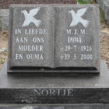 NORTJE M.J.M. 1926-2000