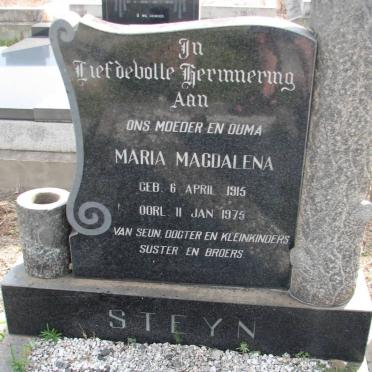 STEYN Maria Magdalena 1915-1975