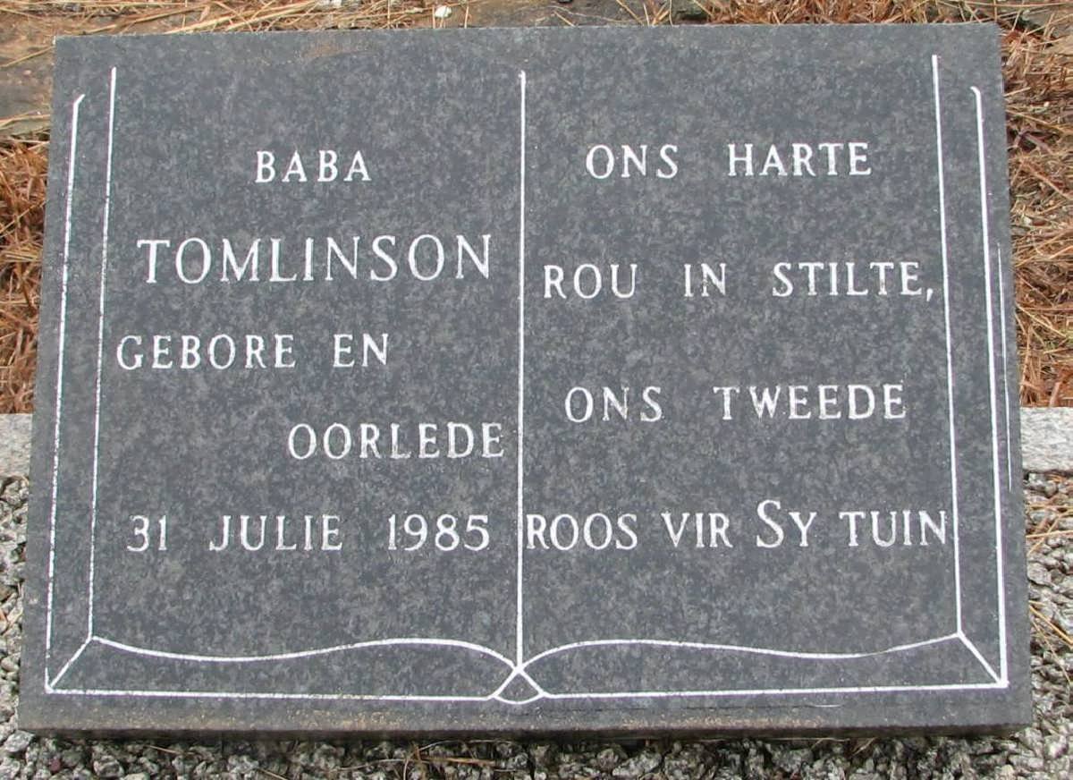TOMLINSON 1985-1985
