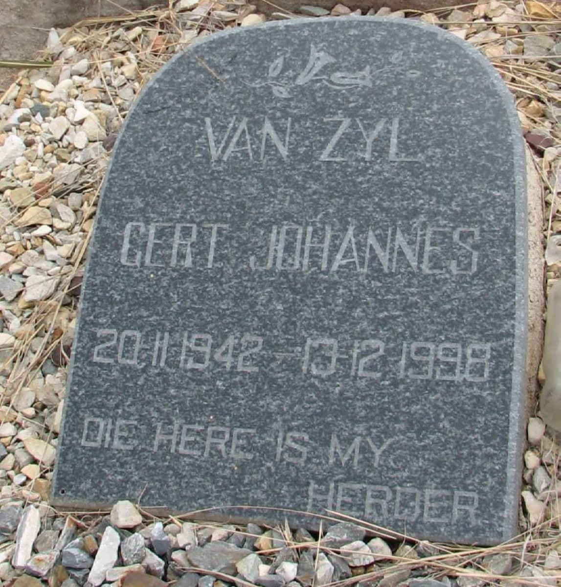 ZYL Gert Johannes, van 1942-1998