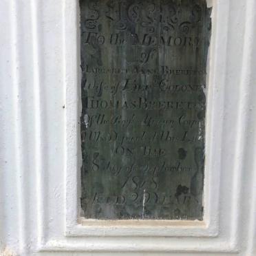 BRERETON Margaret Anne -1818