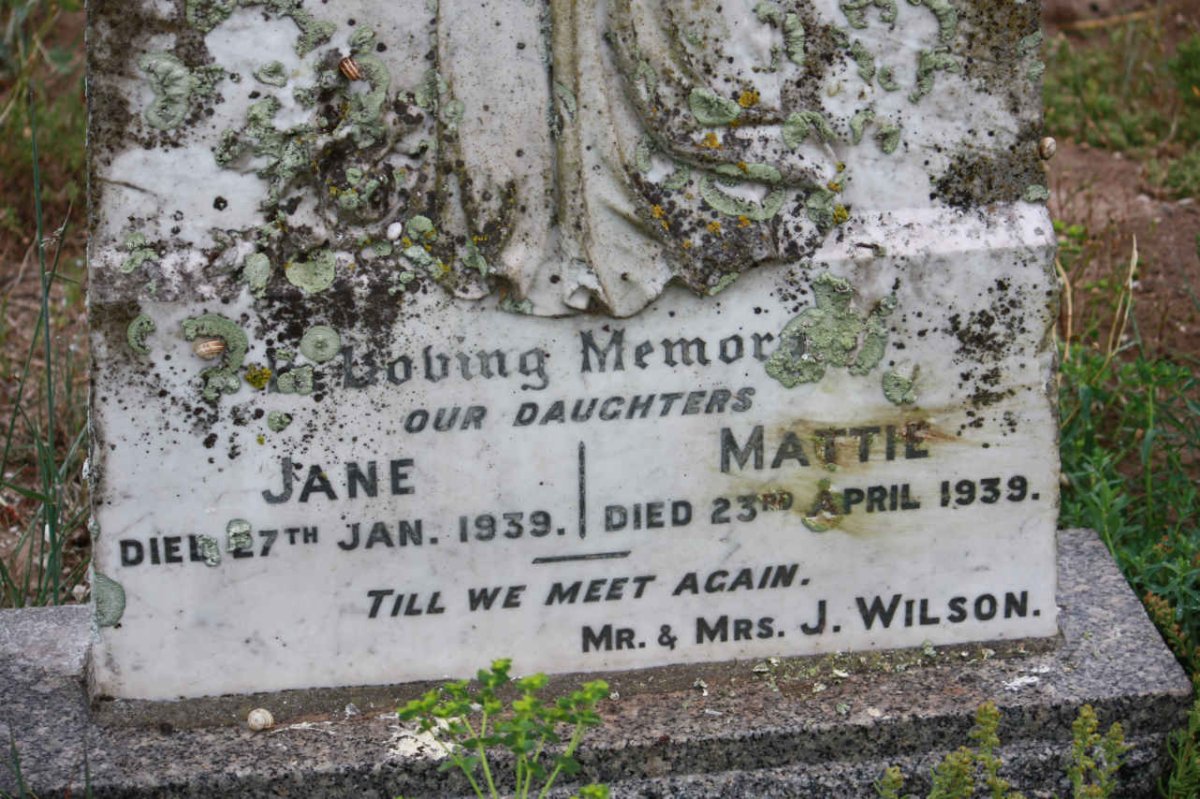 WILSON Jane -1939 :: WILSON Mattie -1939