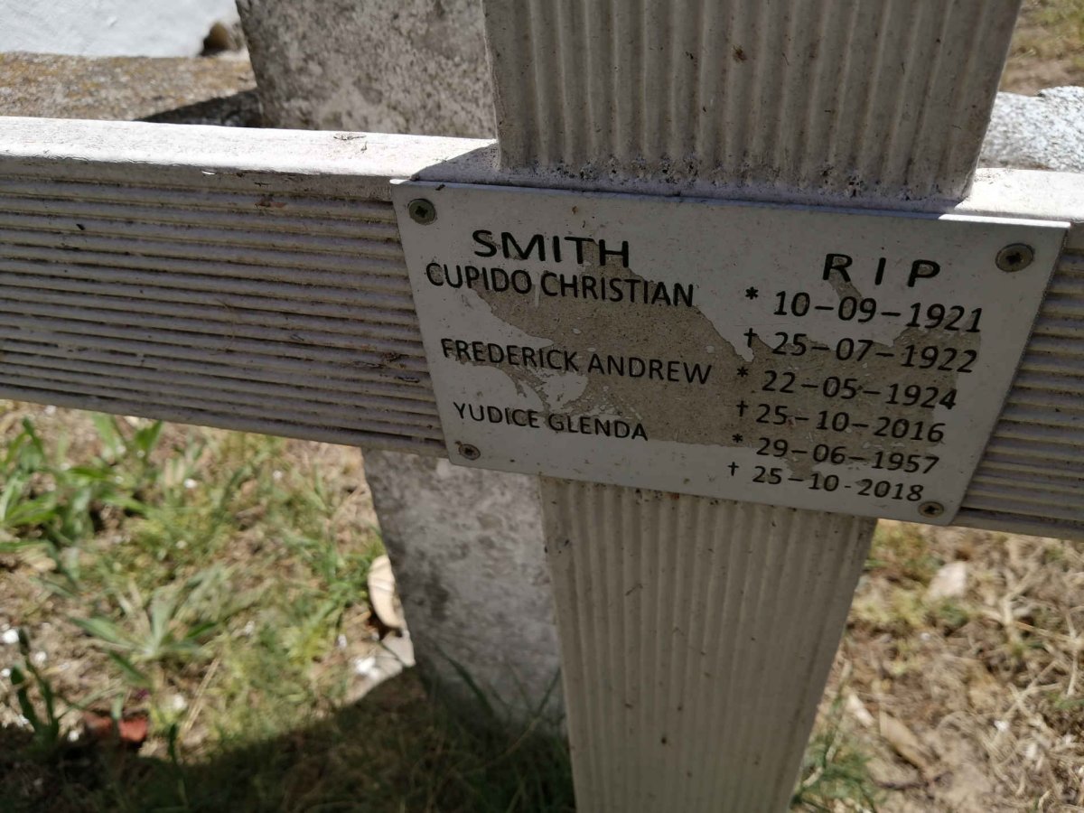 SMITH Cupido Christian 1921-1922 :: SMITH Frederick Andrew 1924-2016 :: SMITH Yudice Glenda 1957-2018