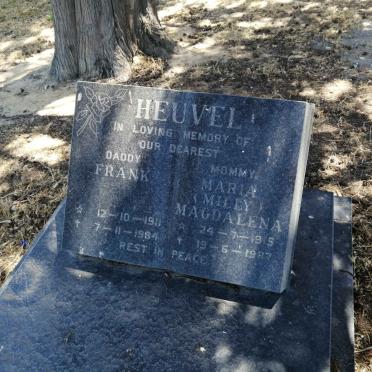 HEUVEL Frank 1911-1984 &amp; Maria Magdalena 1915-1987