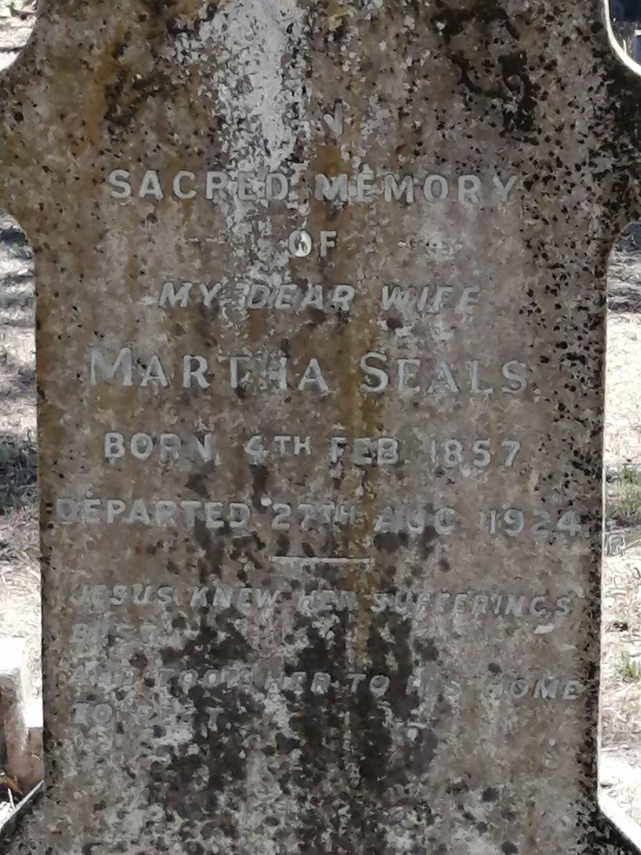 SEALS Martha 1857-1924
