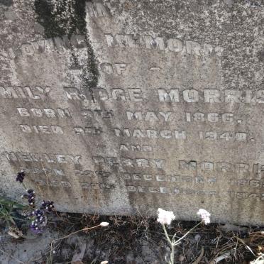 MORRIS Hedley Perry 1865-1942 &amp; Emily Ridge 1866-1940