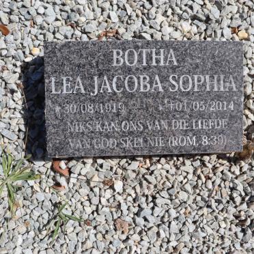 BOTHA Lea Jacoba Sophia 1919-2014