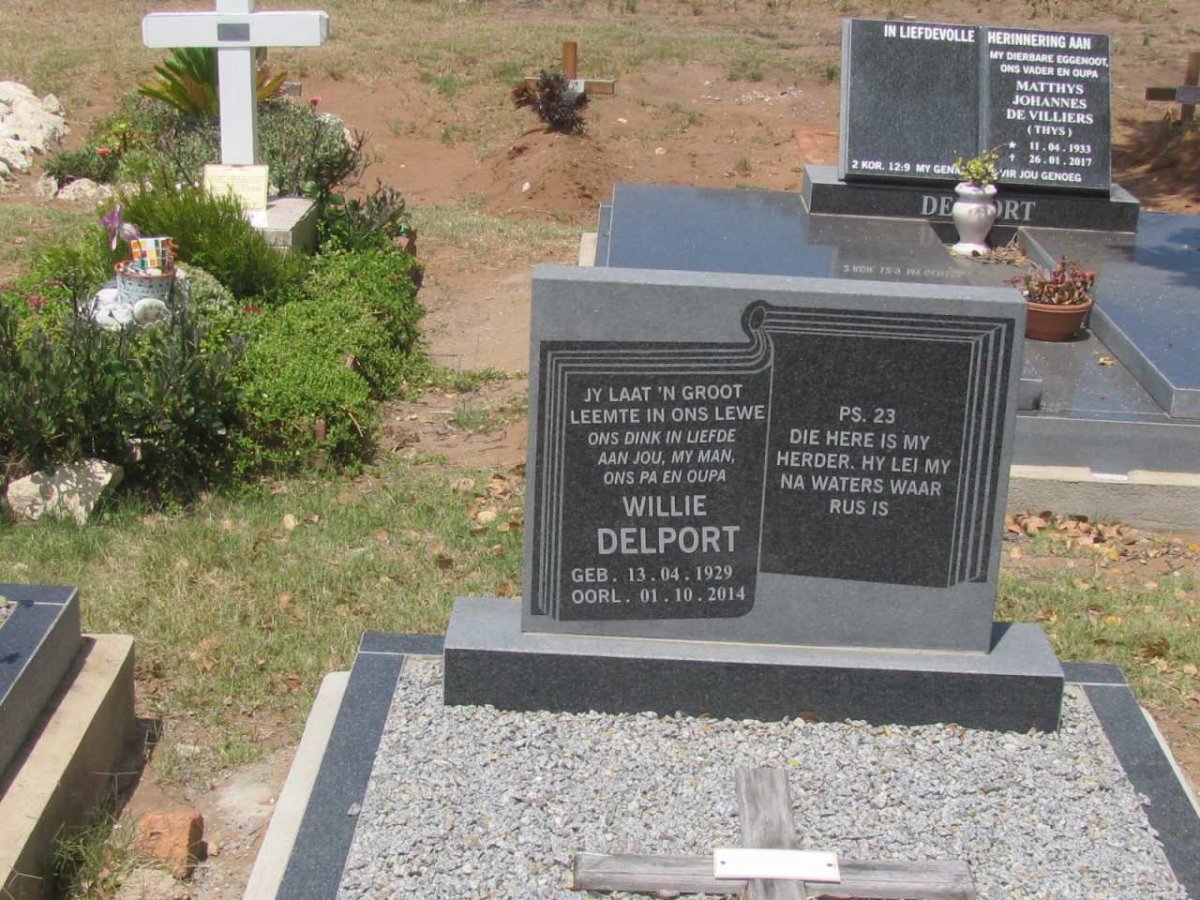 DELPORT Willie 1929-2014