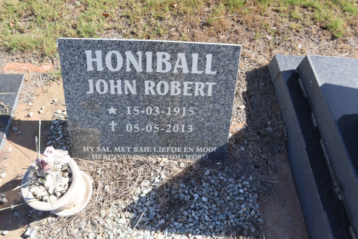 HONIBALL John Robert 1915-2013