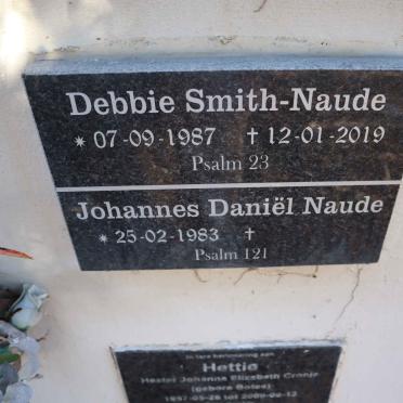 NAUDE Johannes Daniel 1983- & Debbie SMITH 1987-2019