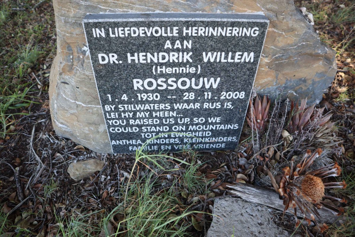 ROSSOUW Hendrik Willem 1930-2008