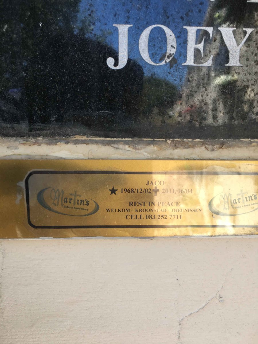 RAUTENBACH Johan -1998 &amp; Joey :: RAUTENBACH Jaco 1968-2011