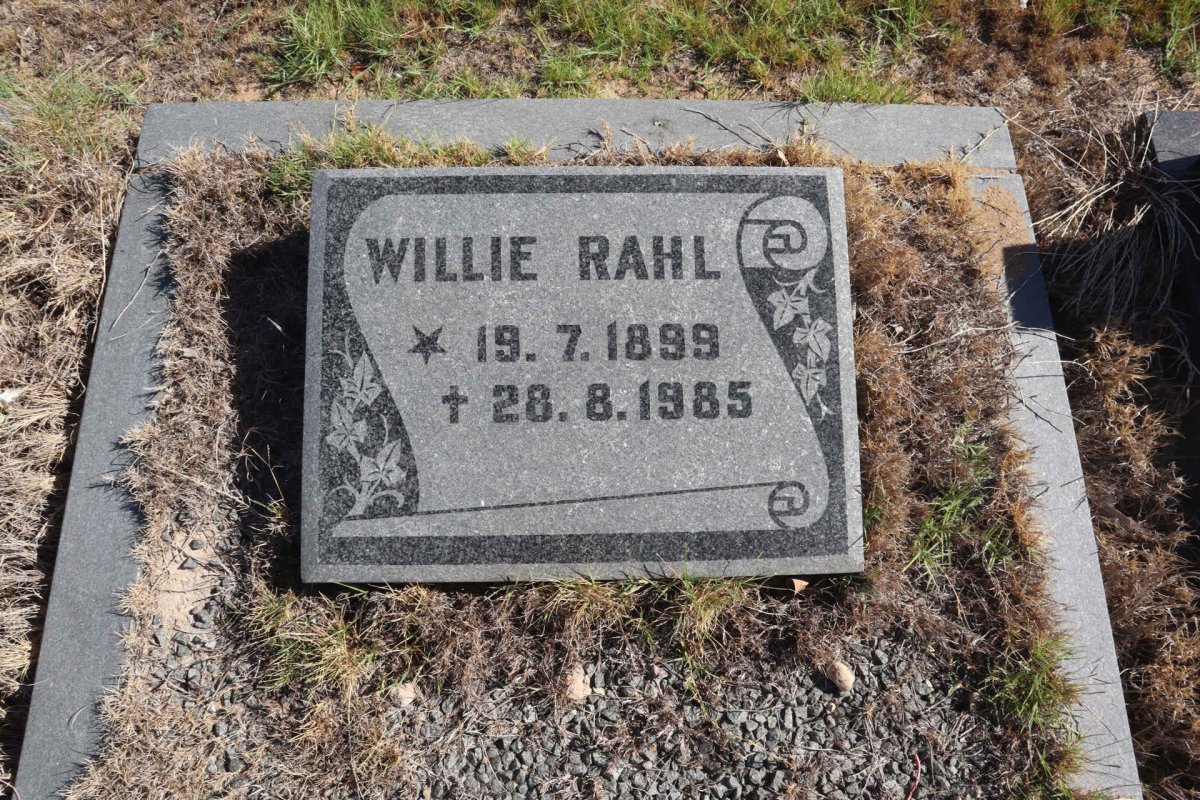 RAHL Willie 1899-1985