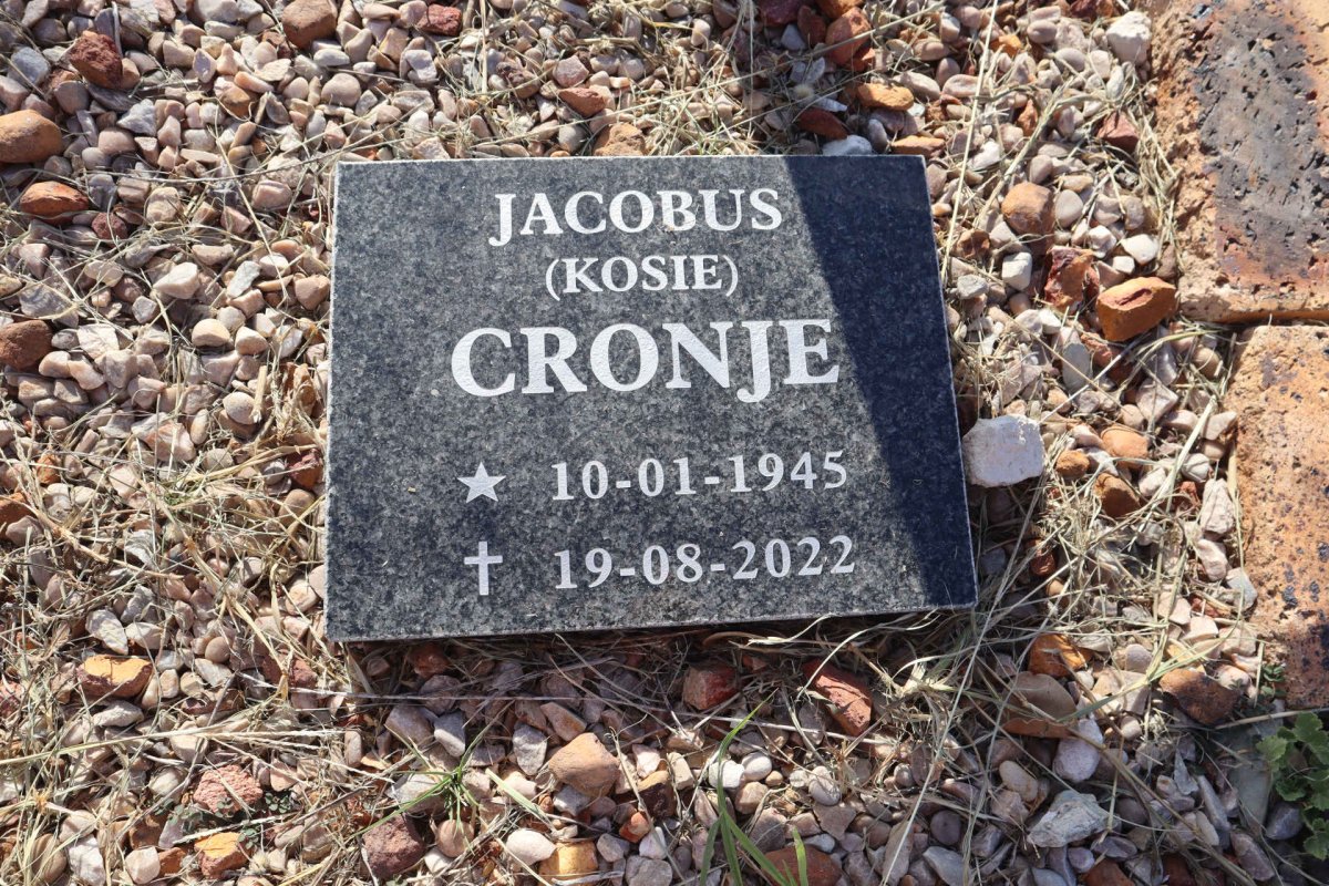 CRONJE Jacobus 1945-2022