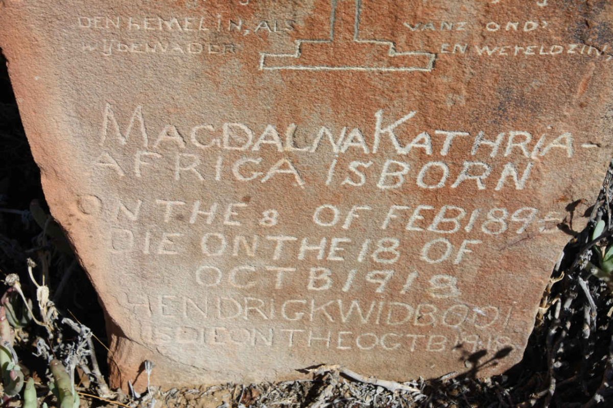 AFRICA Magdalna Kathria 1895-1918