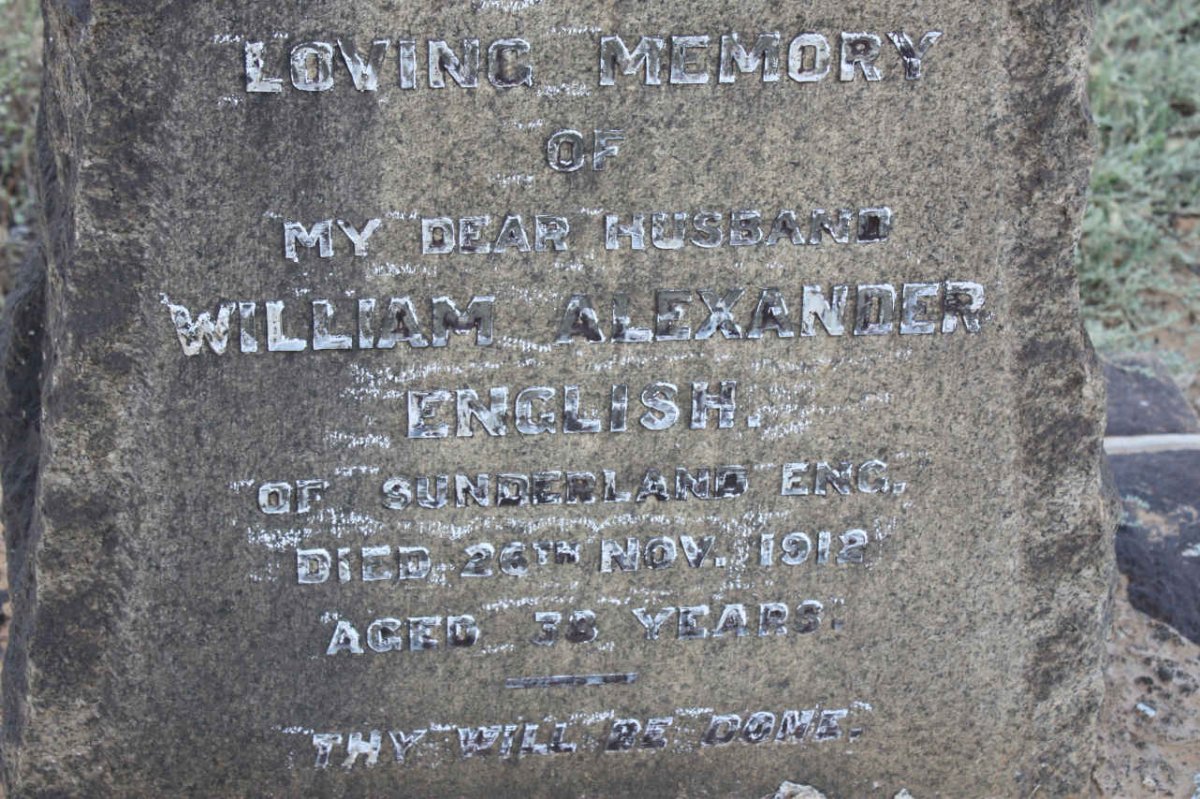 ENGLISH William Alexander -1912