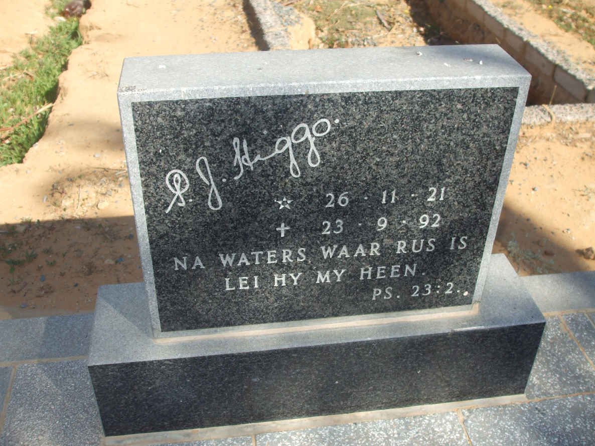 HIGGO P.J. 1921-1992