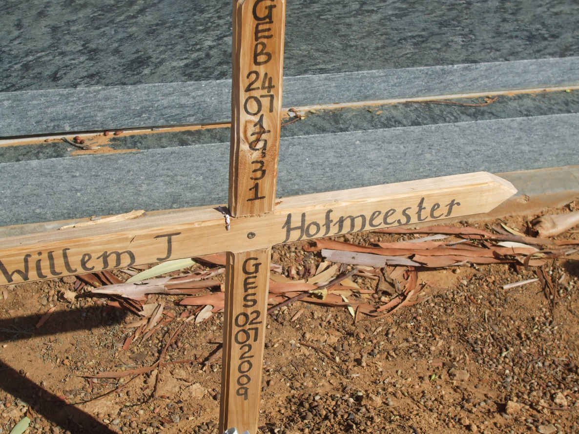 HOFMEESTER Willem J. 1931-2009