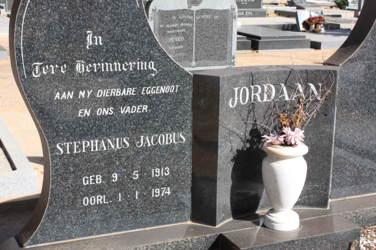 JORDAAN Stephanus Jacobus 1913-1974