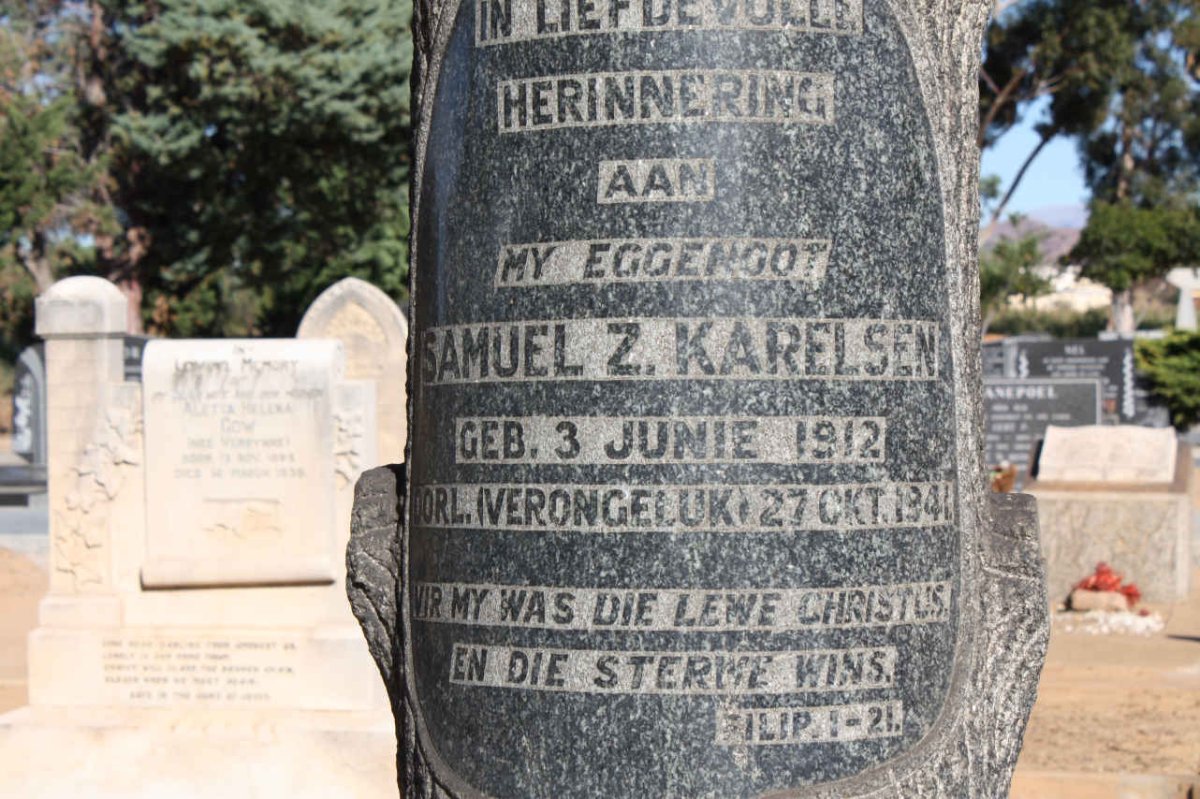 KARELSEN Samuel Z. 1912-1941