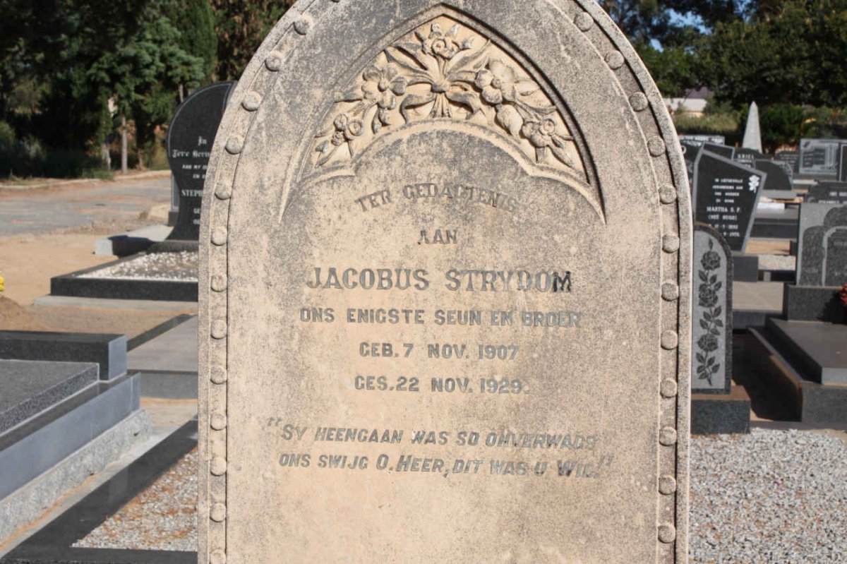 STRYDOM Jacobus 1907-1929