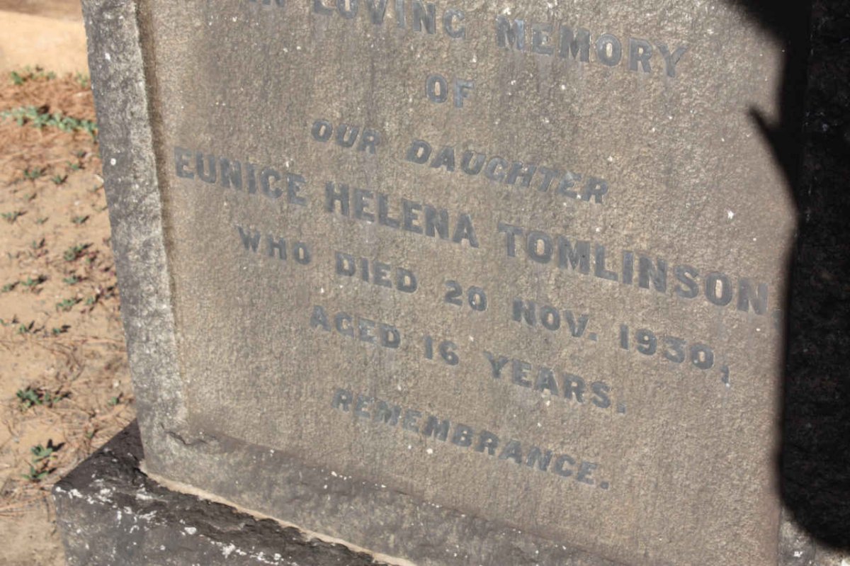 TOMLINSON Eunice Helena -1930