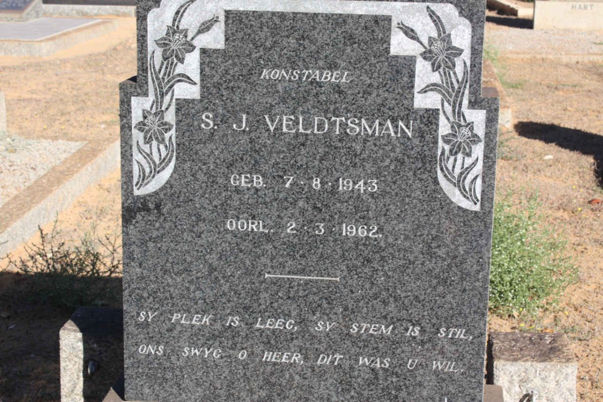 VELDTSMAN S.J. 1943-1962