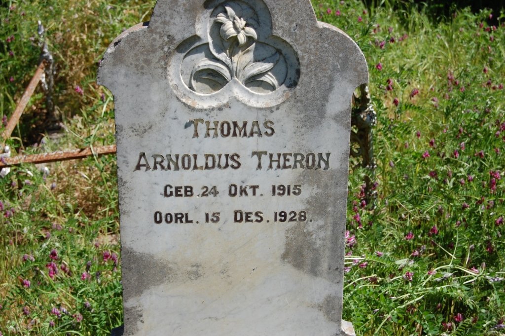 THERON Thomas Arnoldus 1915-1928