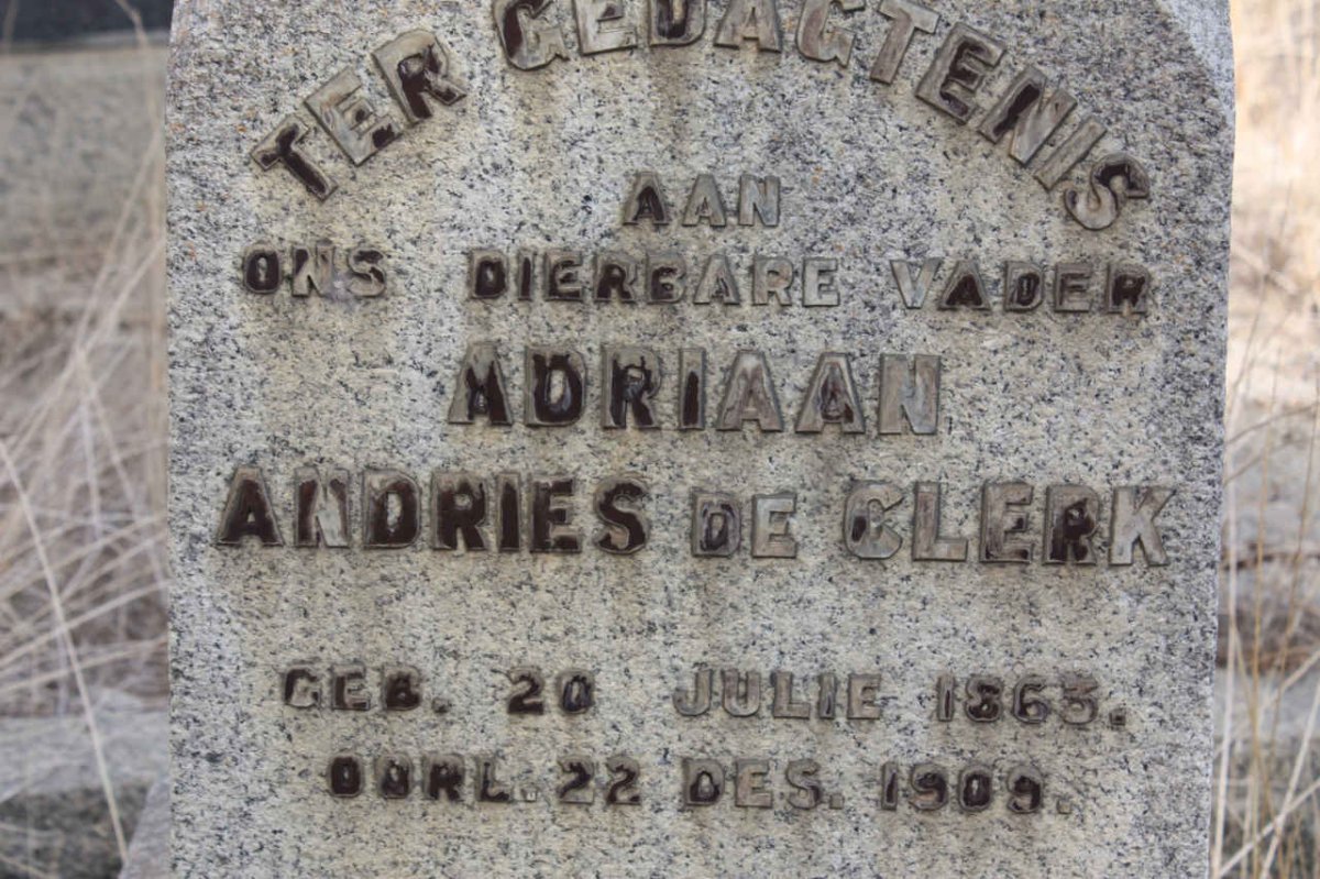 CLERK Adriaan Andries, de 1863-1909