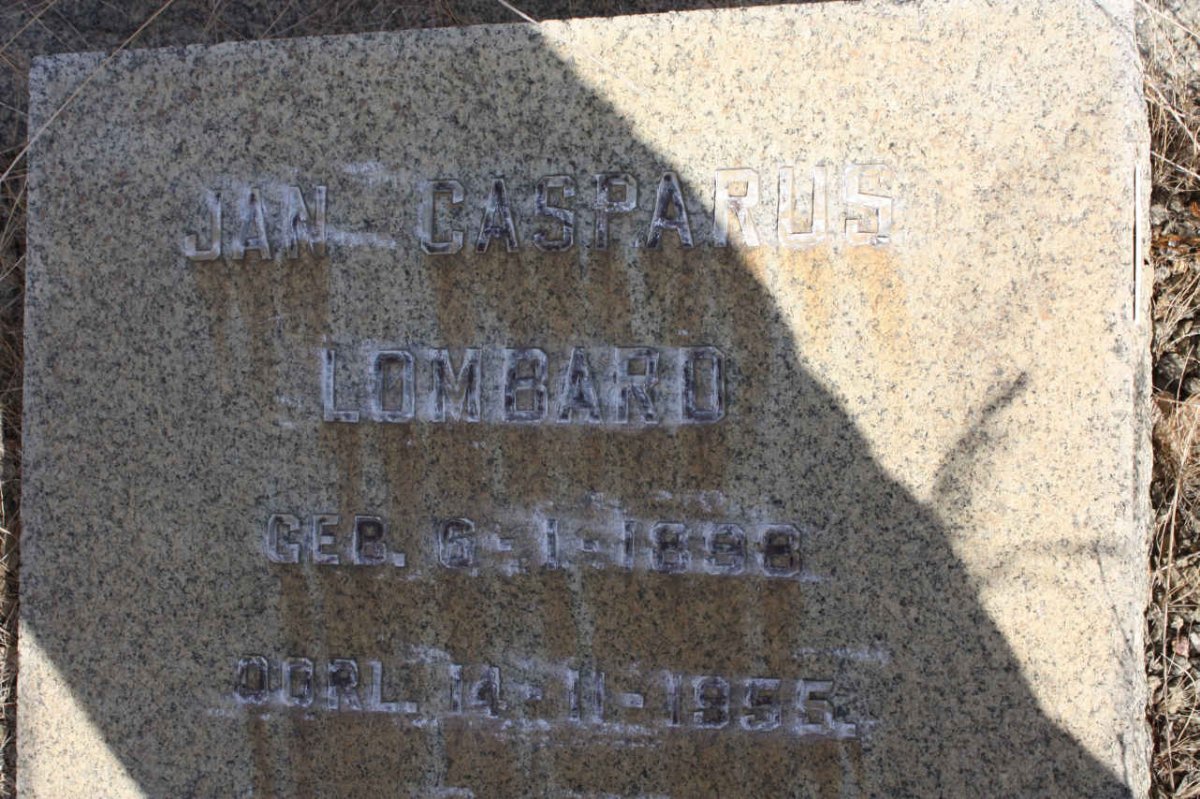 LOMBARD Jan Casparus 1898-1955