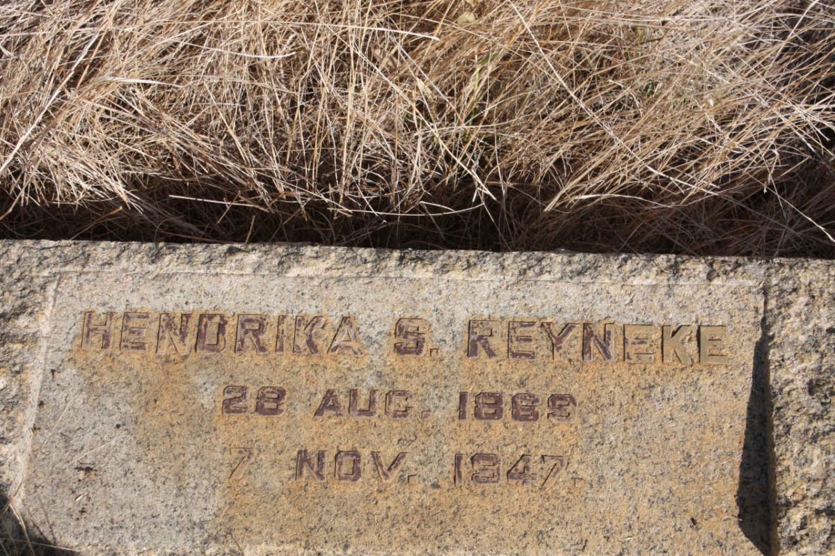 REYNEKE Hendrika S. 1869-1947