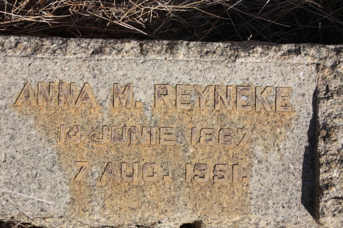 REYNEKE Anna M. 1867-1951