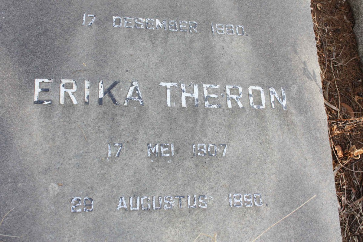 THERON Erika 1907-1990